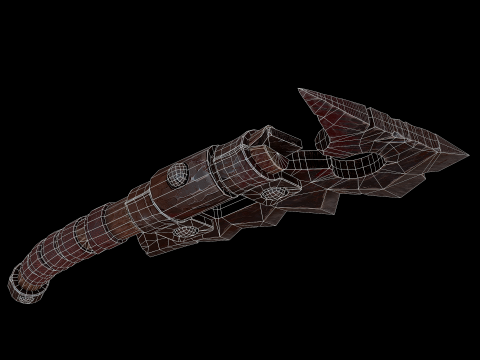 Orc मांस क्लीवर 3D मॉडल