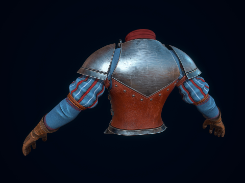 女守卫铠甲 3D 模型