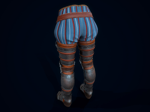 女守卫铠甲 3D 模型