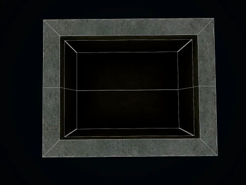 Aztec Stone Chest 3D Model