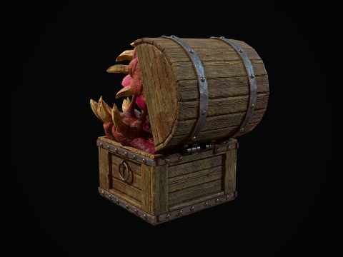Mimic Chest 3D Model