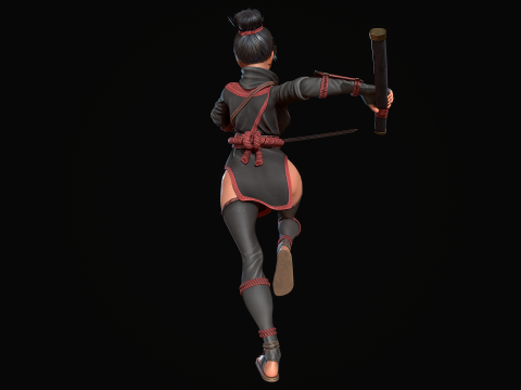 Kunoichi Model 3D