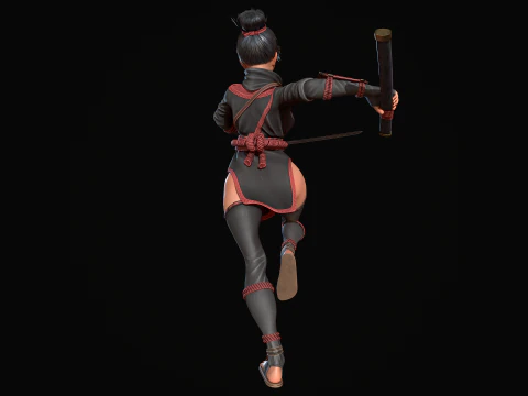 Kunoichi 3D Model