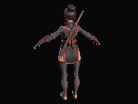 Kunoichi Model 3D