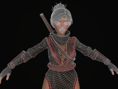 Kunoichi Model 3D