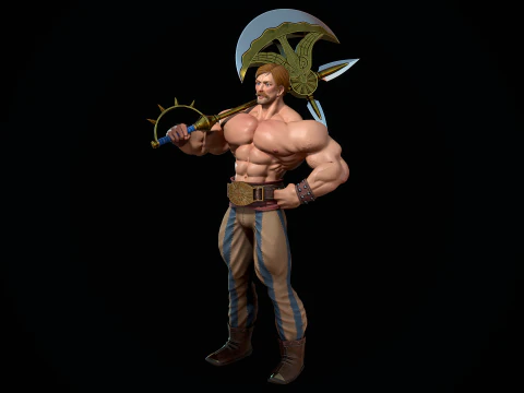 Escanor 3D Model