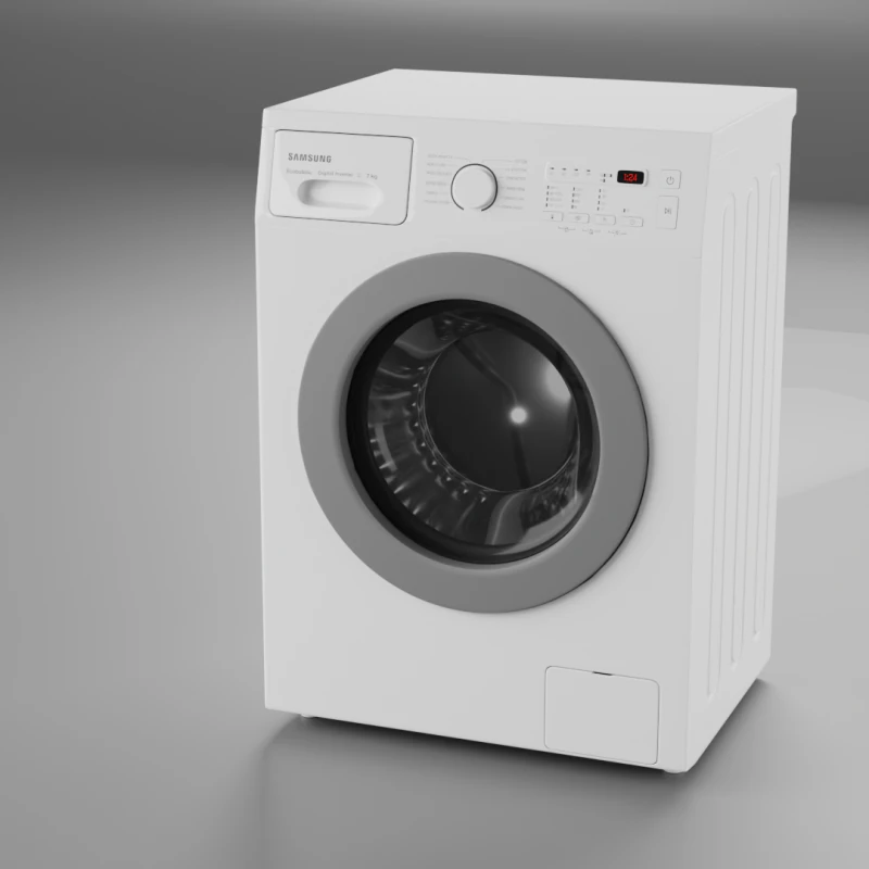 Máquina de lavar Modelo 3D .c4d .max .obj .3ds .fbx .stl .blend