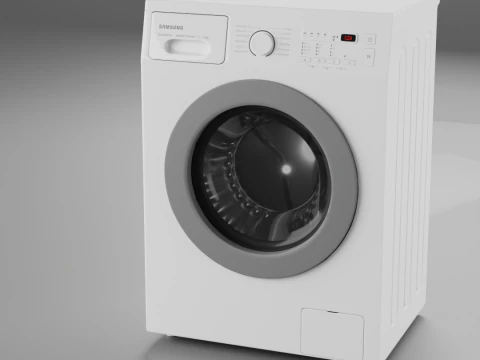 M&aacute;quina de lavar Modelo 3D