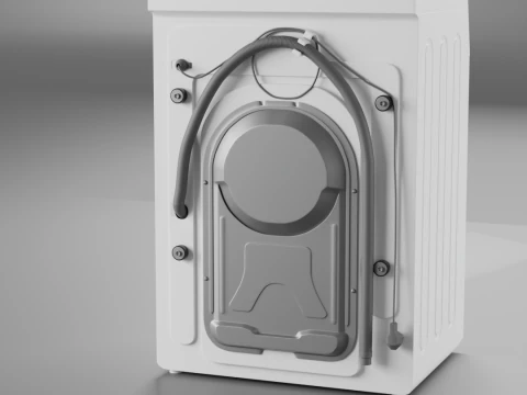 M&aacute;quina de lavar Modelo 3D