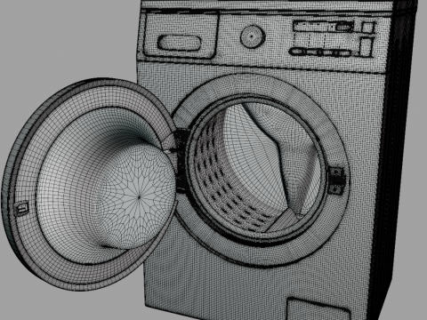 Wasmachine 3D Model