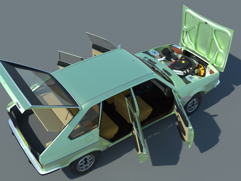 Renault 20ts 1979 Modello 3D