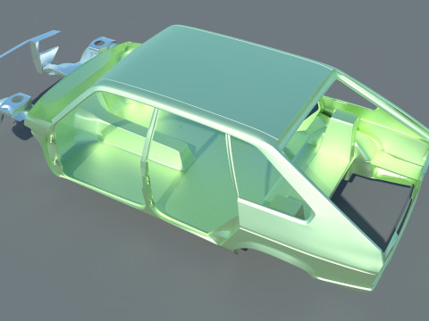 Renault 20ts 1979 Modello 3D