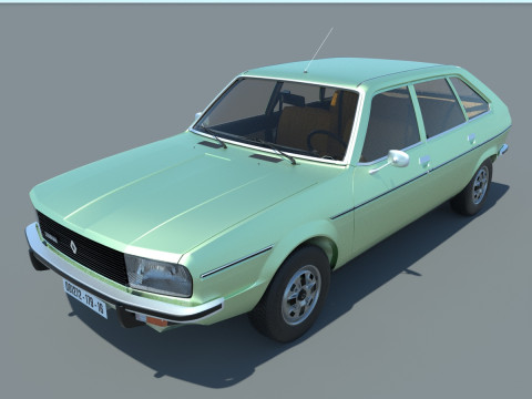 Renault 20ts 1979 Modello 3D
