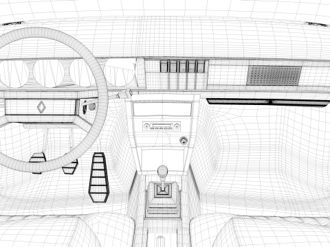 Renault 20ts 1979 Modello 3D
