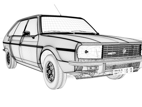 Renault 20ts 1979 Modello 3D