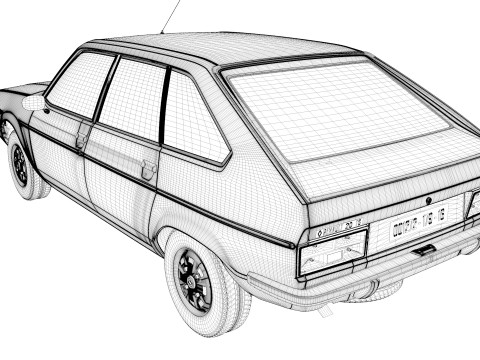 Renault 20ts 1979 Modello 3D