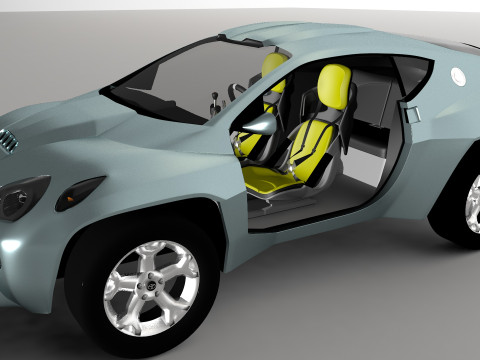 丰田 RSC 概念车 2001 3D 模型