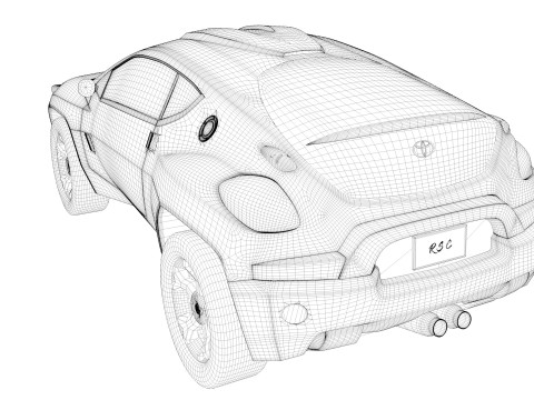 丰田 RSC 概念车 2001 3D 模型