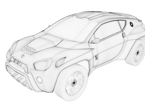 丰田 RSC 概念车 2001 3D 模型