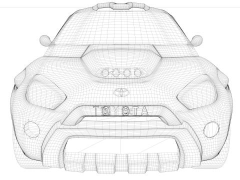 丰田 RSC 概念车 2001 3D 模型