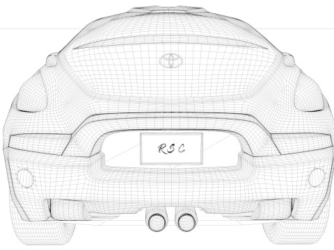 丰田 RSC 概念车 2001 3D 模型
