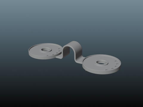 シェードネットクリッパー 3Dプリントモデル