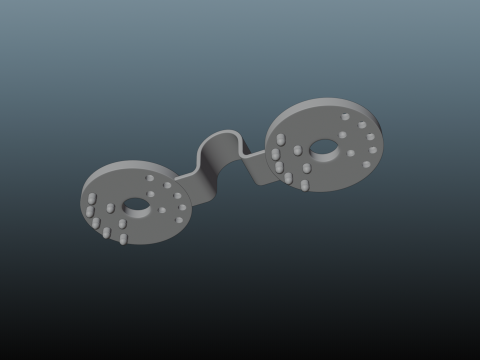 Cortador de rede de sombra Modelo de Impressão 3D