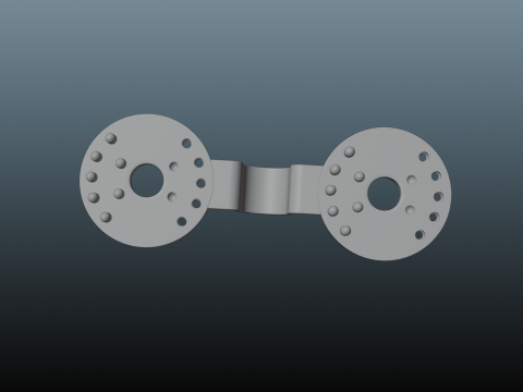 Cortador de rede de sombra Modelo de Impressão 3D