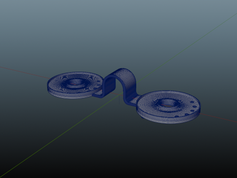 Cortador de rede de sombra Modelo de Impressão 3D