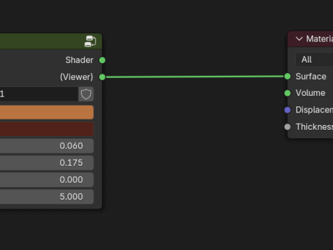 Darmmicrovilli en bacteriën geanimeerd 3D Model