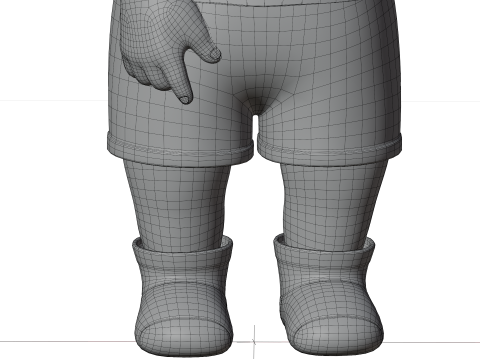 Pixar tarzı 3 boyutlu çizgi film çocuk karakteri tamamen hileli 3D Model