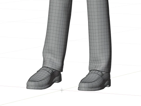 Fully rigged stylized 3d man character with textures 3D Model