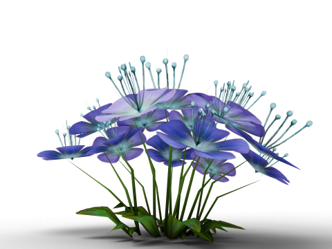 Mega 3D Flower Collection v1 3D Model