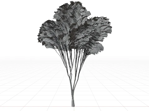 Pine tree combo pack game ready 3D Model
