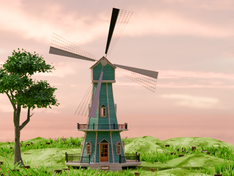 Exterior da Coleção American House - Pacote 08 Modelo 3D