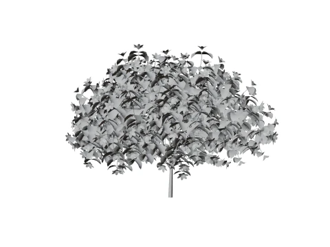 Flower plants for decoration pbr 3D Model