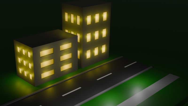 Pacote Low Poly City Modelo 3D .c4d .max .obj .3ds .fbx .stl .blend