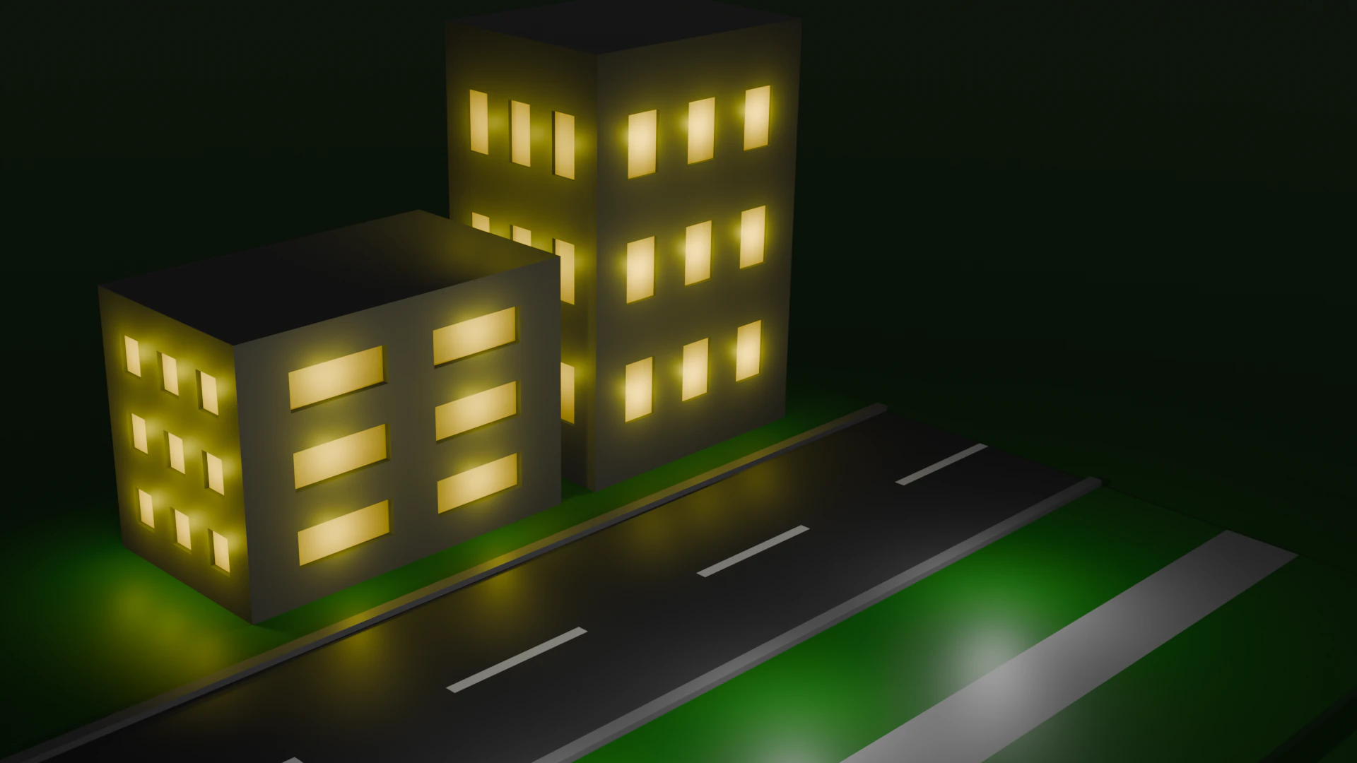 Low Poly City Pack Low-poly 3D Model .c4d .max .obj .3ds .fbx .stl .blend 