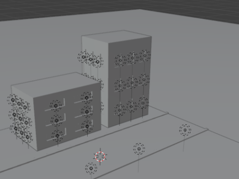 Pacote Low Poly City Modelo 3D