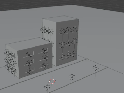 Low Poly City Pack Low-poly 3D Model