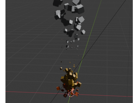 Стилизованная низкополигональная анимация у костра Низкополигональная 3D Модель