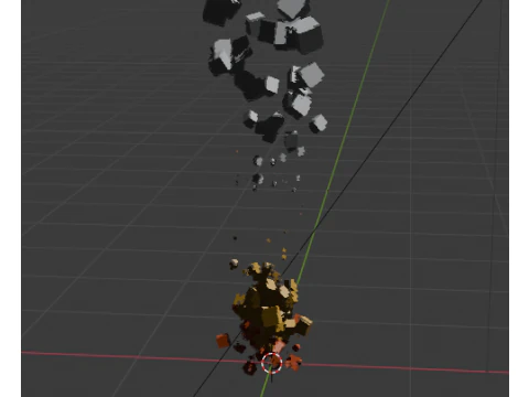 Stylized Low Poly Campfire Animation Low-poly 3D Model