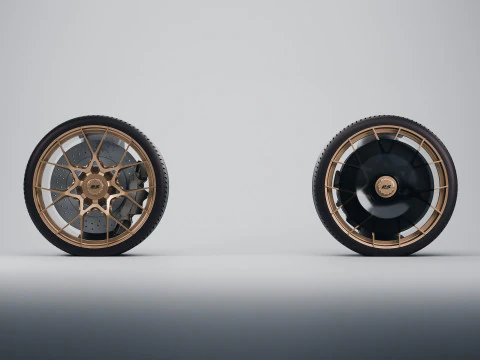 Wheel - Porsche GT3 RS 3D Print Model