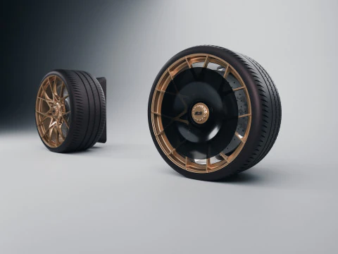 Wheel - Porsche GT3 RS 3D Print Model