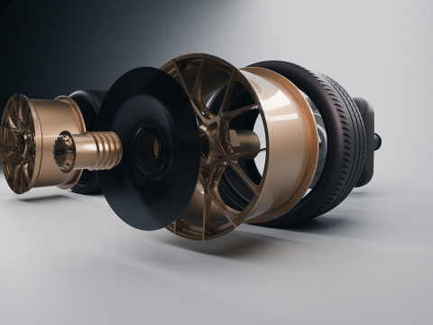 Stuur - Porsche GT3 RS 3D printmodel