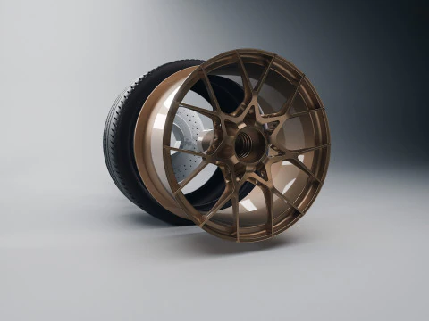 Wheel - Porsche GT3 RS 3D Print Model