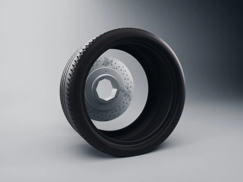 Wheel - Porsche GT3 RS 3D Print Model