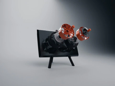 Porsche 911 GT3 RS 992 Wheel Art Desktop Display 3D Print Model