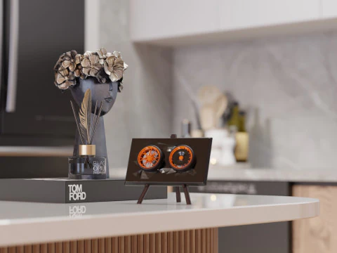 Porsche 911 GT3 RS 992 Wheel Art Desktop Display 3D Print Model