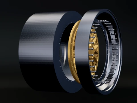 BBS RS - 3-Piece Wheel RC Scale Model STL 3D Print Model